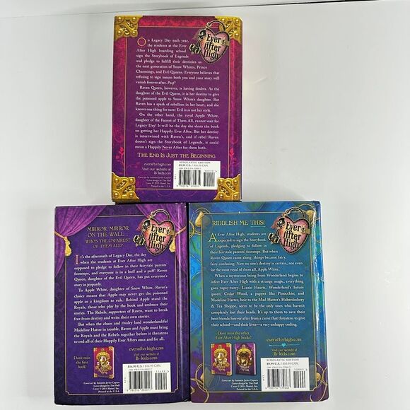 Ever After High Book Series by Shannon Hale-Lot of 3 (Hardcover) - Picture 5 of 9
